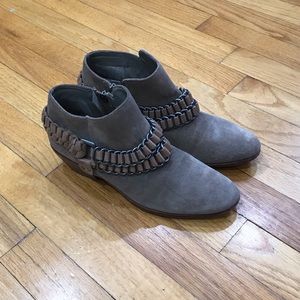 Sam Edelman Suede chain booties